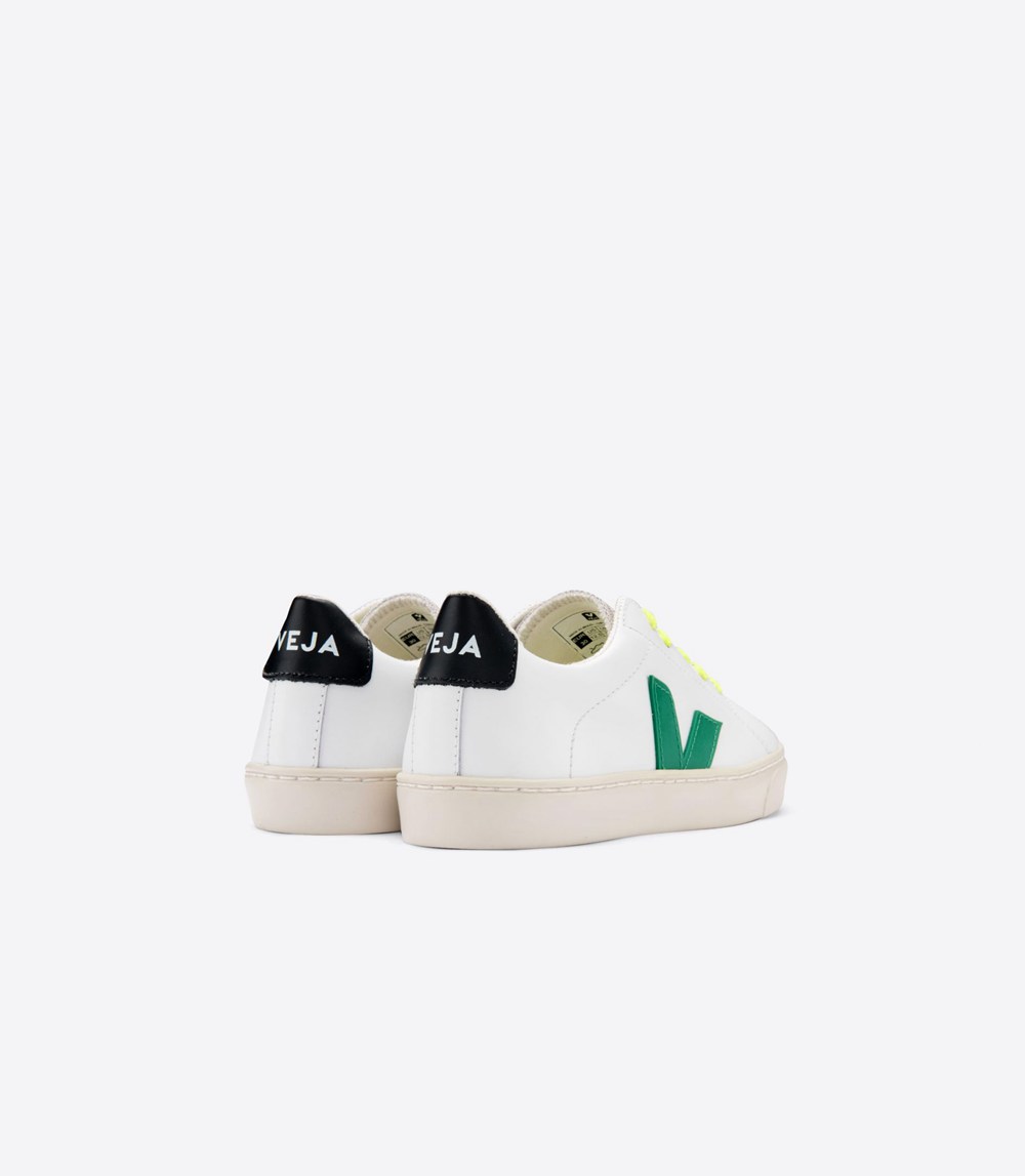 Veja Sneakers Copii - Esplar Piele - Albi - 0246573-TQ